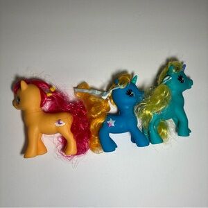 Vintage My Little Pony  Lot Of 3   Good Condition - Dated 3-16-81
